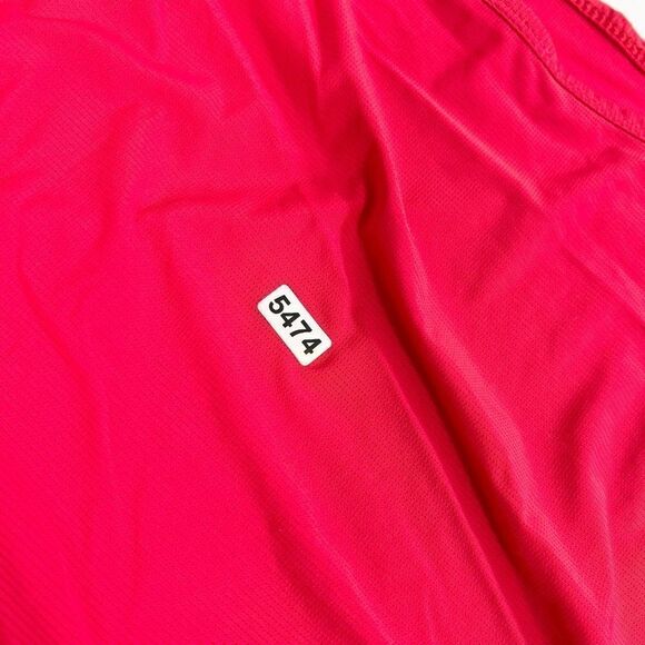 Zyia Active Muscle Tank Women's Large Red Stretch Sleeveless Crewneck Slit Tees - Picture 9 of 9